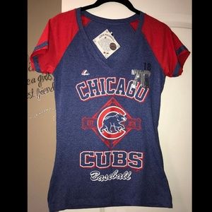 NWT MLB Chicago CUBS Baseball T-Shirt Size Small